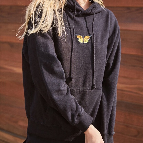 brandy melville butterfly sweatshirt - Picture 2 of 3